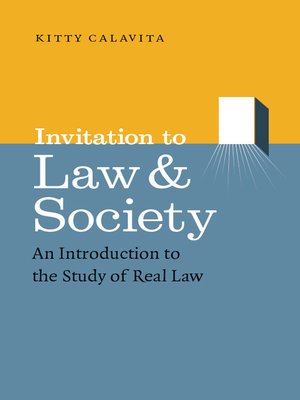cover image of Invitation to Law and Society